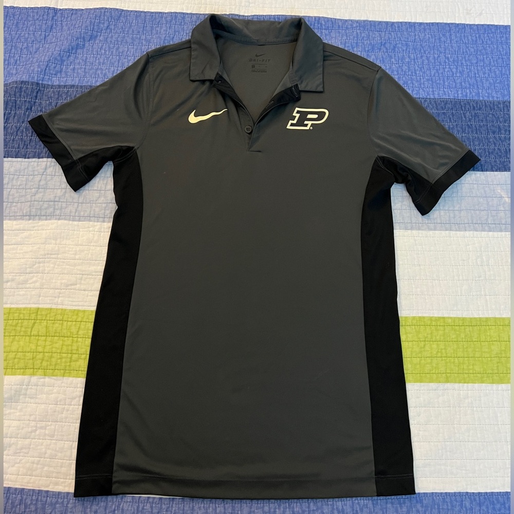 Nike - Men’s Purdue Polo Dri-Fit
